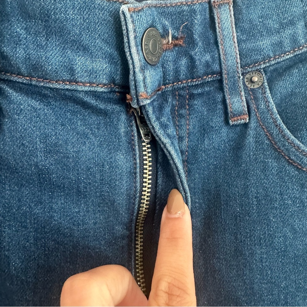 Veronica Beard Alenah Slim Straight Blue Denim Jeans Cotton Womens size 29 NWOT - Picture 4 of 12